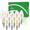 Image of Dimmable LED Candelabra Bulbs - 5000K Cool White - 12 pk